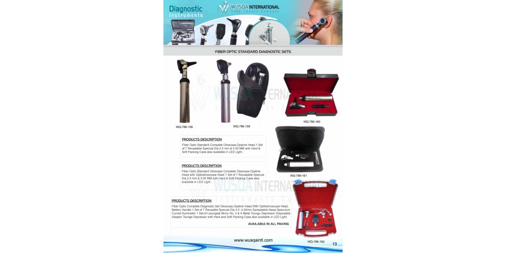 Fiber Optic Diagnostic Sets